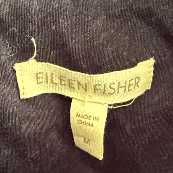 Eileen Fisher sz M Organic cotton Navy  Quilted Moto Jacket great condition - Picture 6 of 8